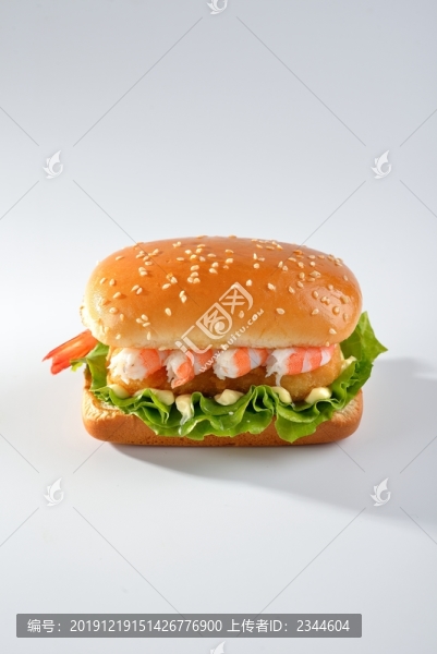 鮮蝦雞肉漢堡
