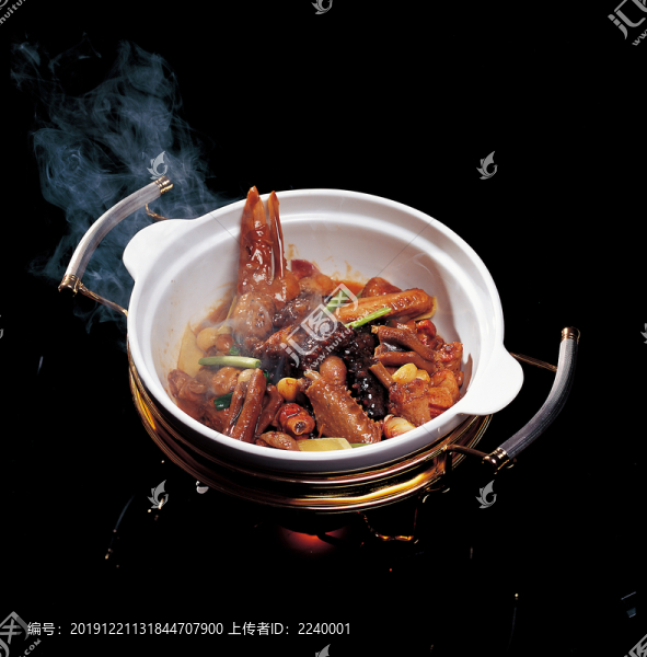 砂窩填鴨炆海參