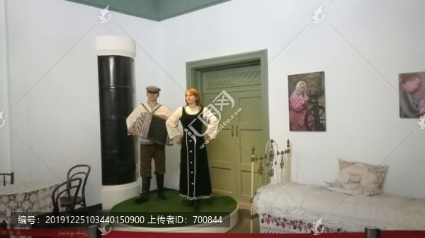 新疆博物院少數(shù)民族塑像攝影照片