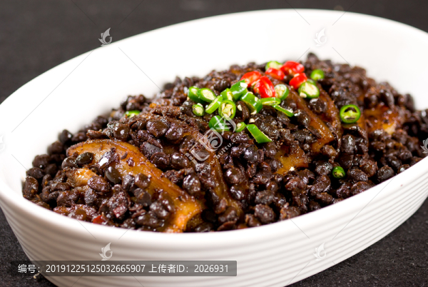 豆豉蒸燒白