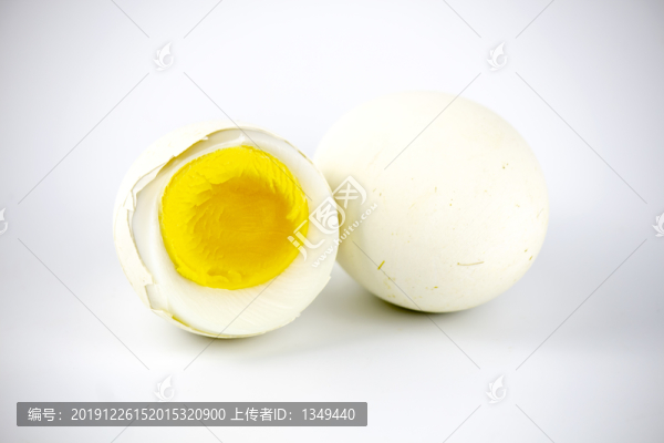 高清切開的熟鴨蛋