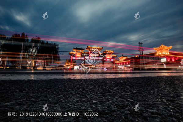 睢縣北湖夜景