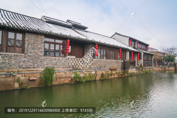 中國無錫蕩口古鎮(zhèn)古建筑旅游景點