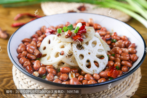 蓮菜花生米