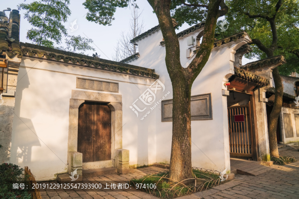 無錫美麗的惠山古鎮(zhèn)古建筑風光