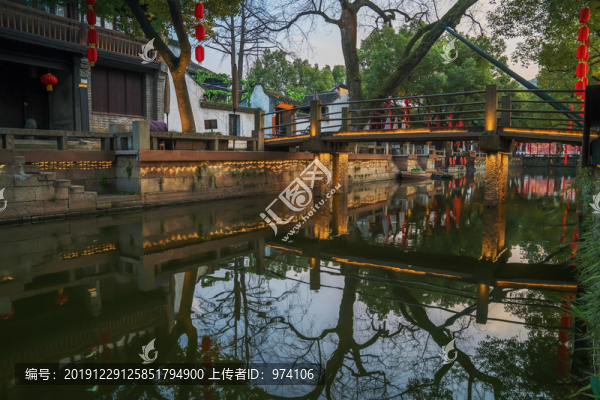 無錫美麗的惠山古鎮(zhèn)古建筑風(fēng)光