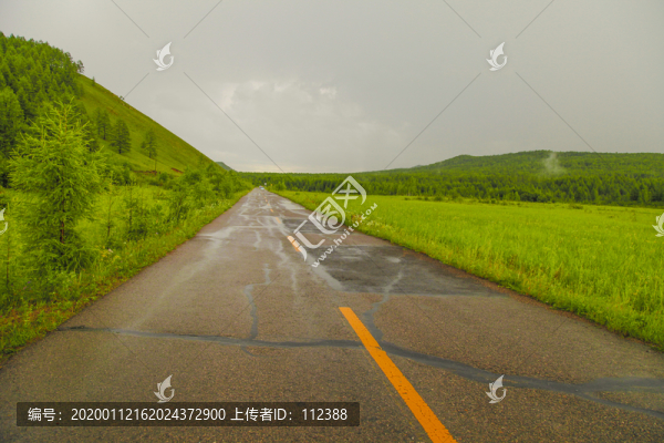 中俄界額爾古納河臨江呼倫貝爾