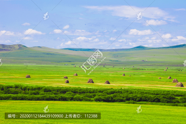 中俄界額爾古納河臨江呼倫貝爾