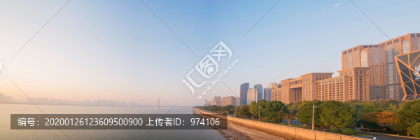 浙江杭州城市建筑和市民廣場