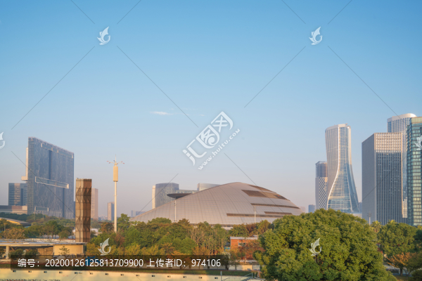 浙江杭州城市建筑和風(fēng)光