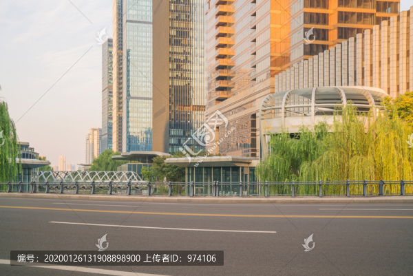浙江杭州城市建筑和道路交通