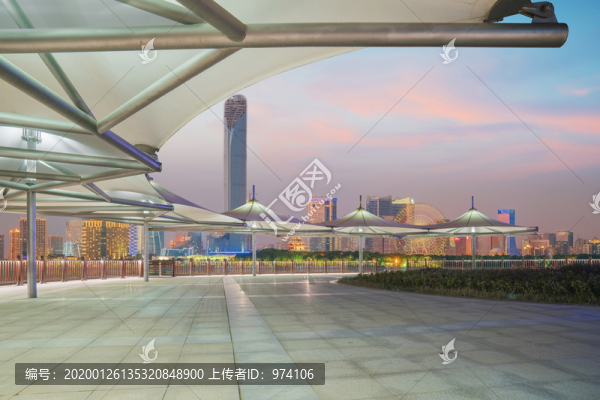浙江杭州城市建筑和道路交通