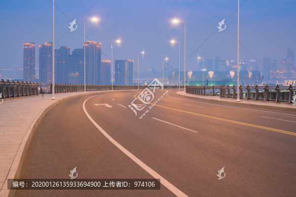 浙江杭州城市建筑和道路交通