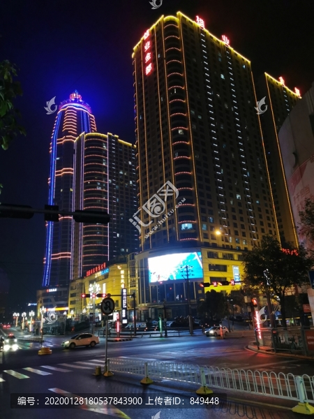 城市建筑夜景