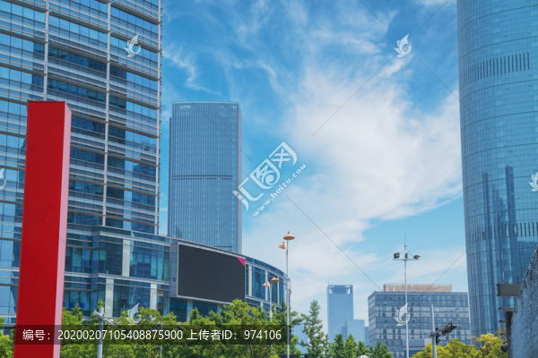 現(xiàn)代城市建筑的外觀局部細節(jié)