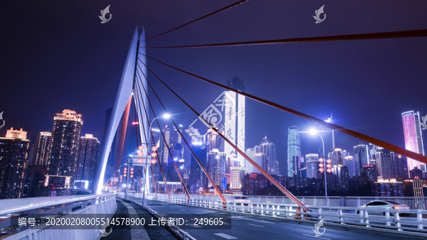 重慶千廝門大橋夜景