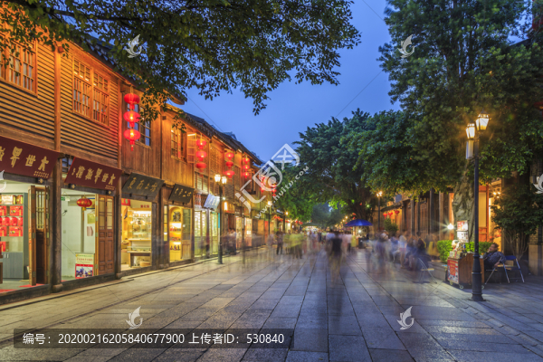福州老街夜景