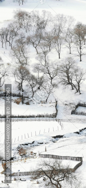 雪地柵欄