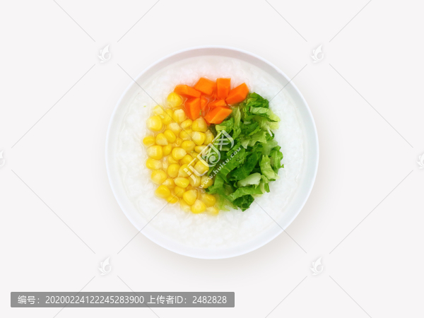 玉米青菜粥
