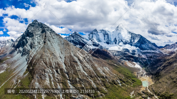 稻城高原雪山自然風(fēng)光攝影圖