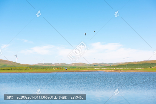 草原湖泊
