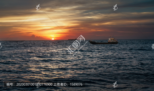 潿洲島滴水丹屏日落