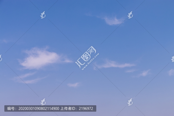 晴天白云