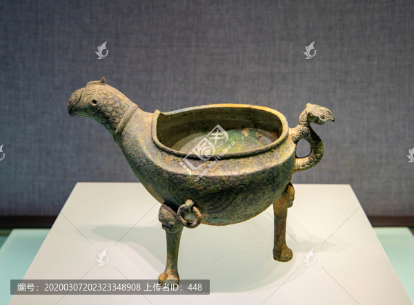 戰(zhàn)國鳳首流銅匜
