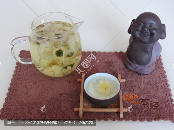 貢菊擺件茶飲