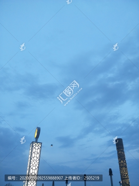 傍晚的天空