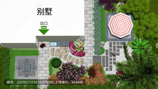 別墅私家庭院花園景觀設計