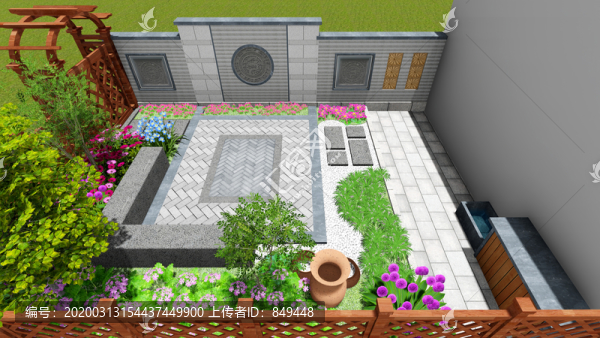 別墅私家庭院花園景觀設(shè)計