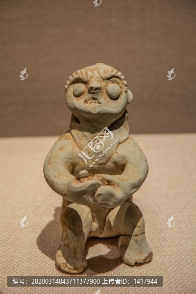 三國青釉瓷猴子