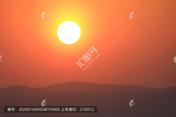 落日