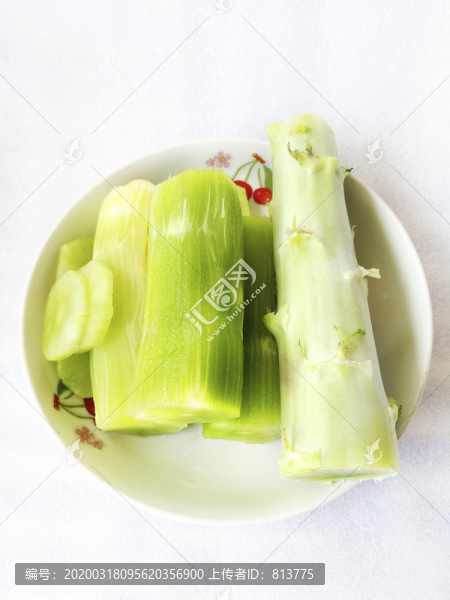 新鮮一盤萵苣