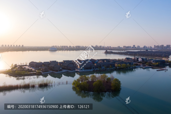 聊城東昌湖風光