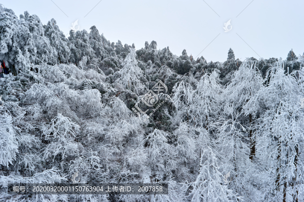 衡山雪景