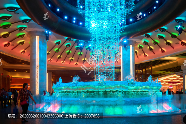 銀河酒店燈光噴泉