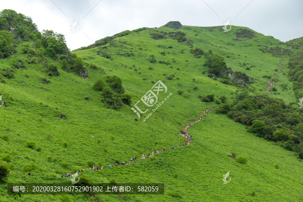 九頂山云海