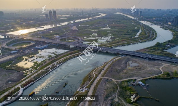 江蘇省淮安市運(yùn)河之都城市風(fēng)光