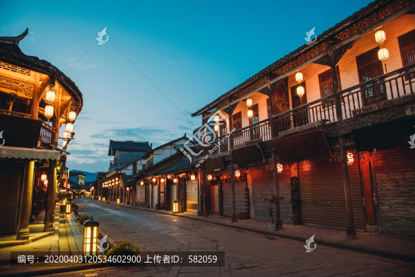 成都洛帶古鎮(zhèn)夜景
