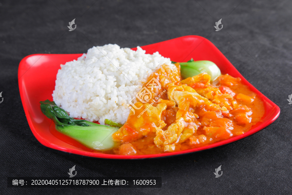 西紅柿雞蛋蓋飯