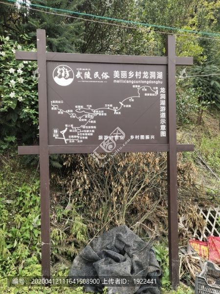 景區(qū)路線圖戶外立牌