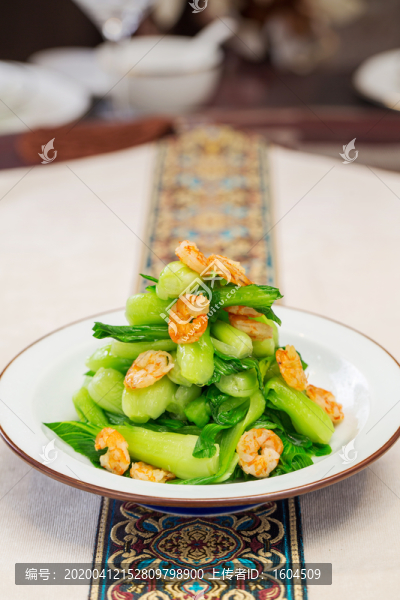 美味的海米油菜