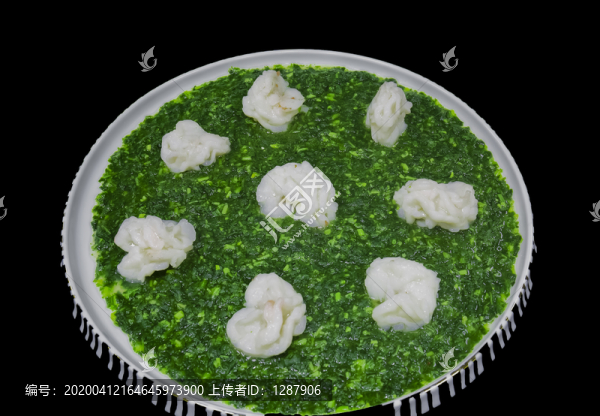 薺菜蝦球
