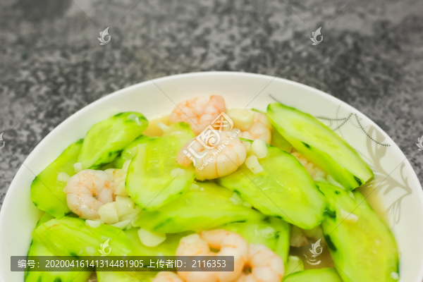 黃瓜炒蝦仁