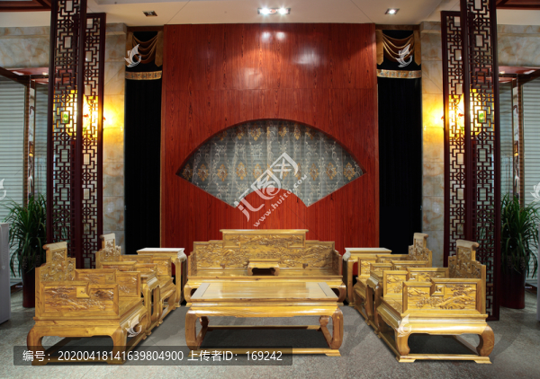 金絲楠山水沙發(fā)