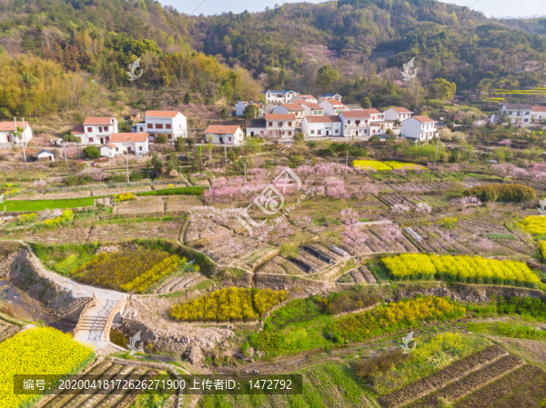 湖北黃石沼山森林公園航拍風(fēng)光