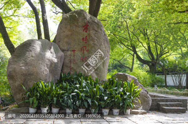 方塔風光太湖石