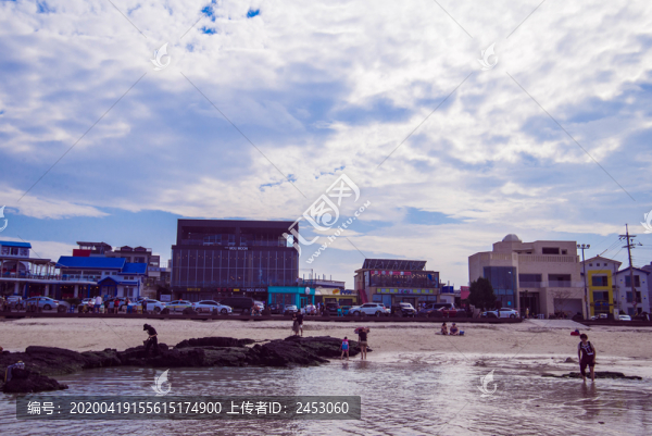 韓國釜山海邊的城市